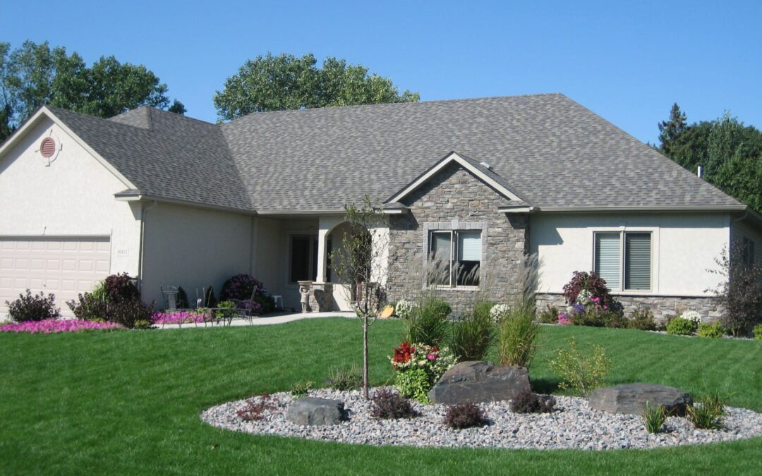 Lakeville Front Yard Complete Landscape Install
