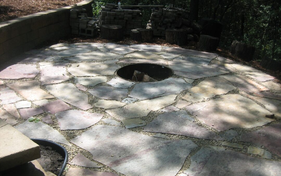 Flagstone Patio Installation in Lakeville