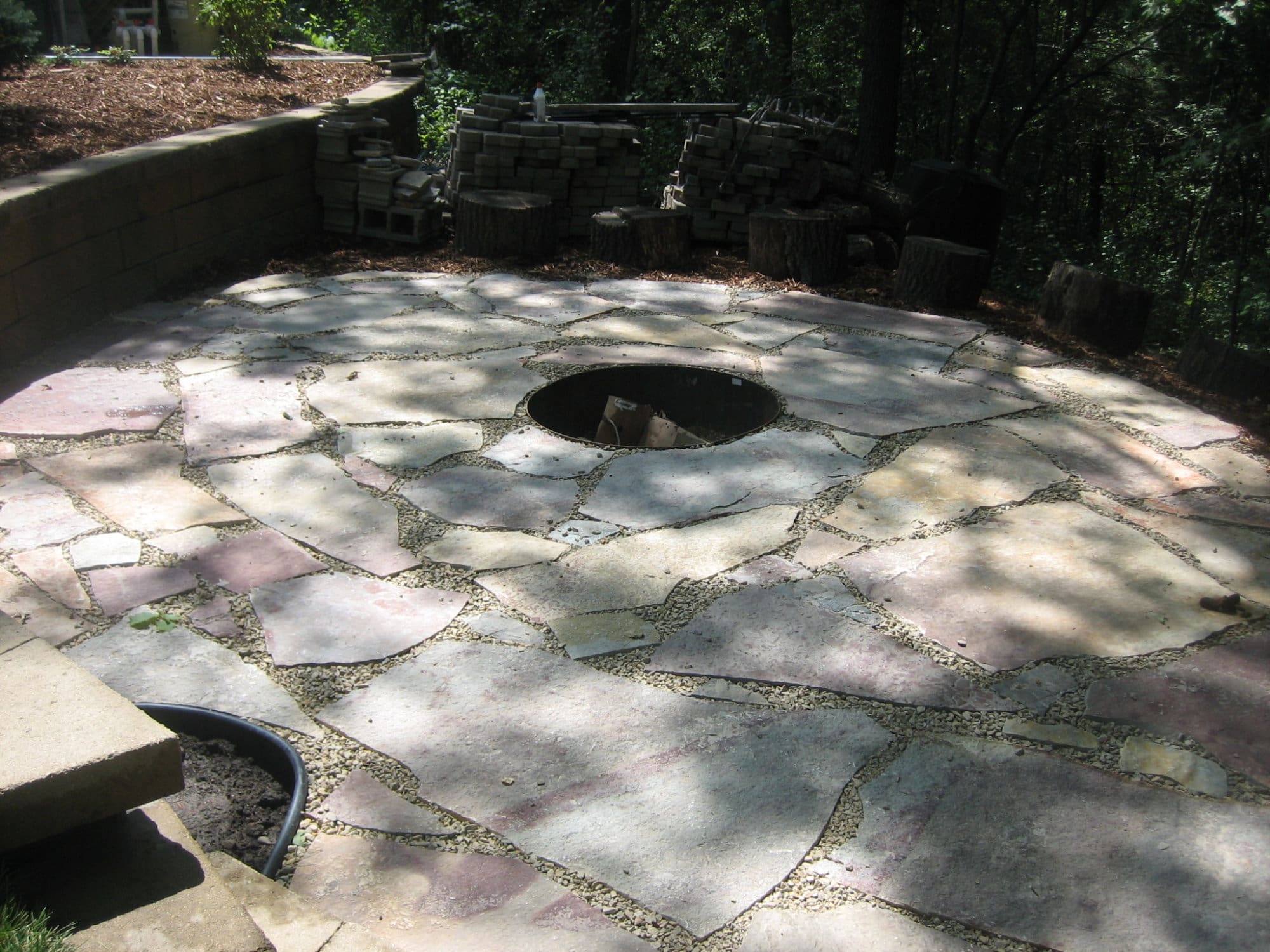 Flagstone Patio Installation in Lakeville