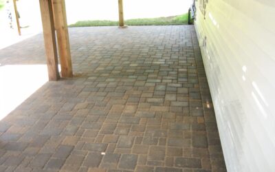 Borgert Cobble Paver Patio installed under Deck in Rosemount