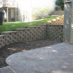 Retaining Wall and Paver Patio