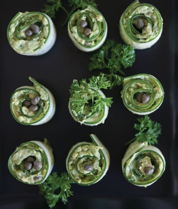 Cucumber Avocado Roll-ups