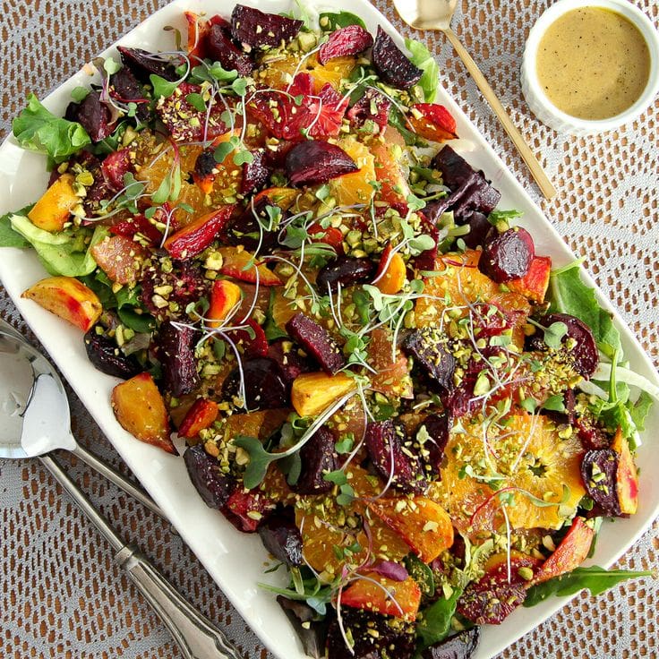 roasted beet salad with citrus