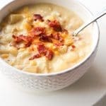Potato Corn and Bacon Chowder