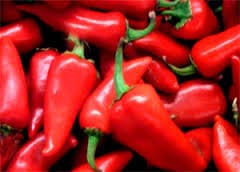 Red Fresno Peppers