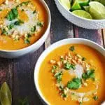 Thai Coconut Curry Butternut Squash Soup