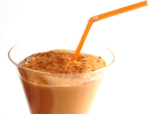 Faux Pumpkin Shake (Using cooked yams)