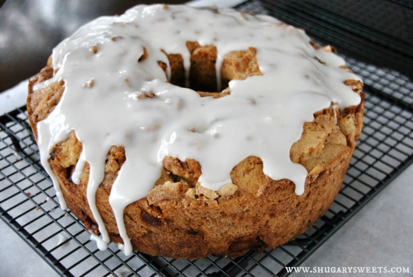 Apple Cake with Honey Glaze