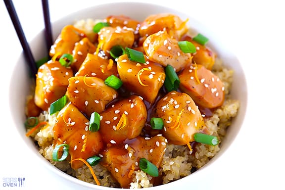 Skinny Orange Chicken