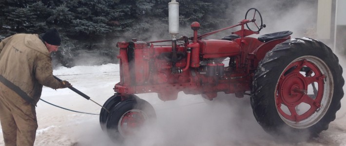 Tractors are Sleeping Washing Tractor