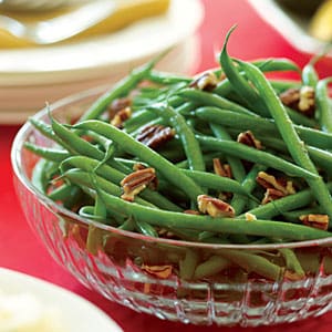 Brown-Butter Green Beans with Pecans