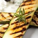 Grilled Baby Zucchini with Tarragon Mustard Vinaigrette