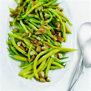 Yellow Wax Beans with Toasted Almonds