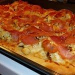 Cauliflower Prosciutto Pizza