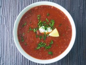 Beet and Cabbage Borscht