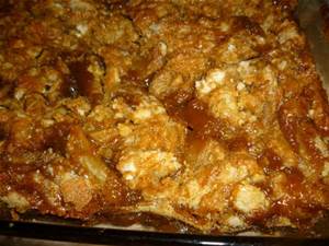 Best Caramel Apple Cobbler