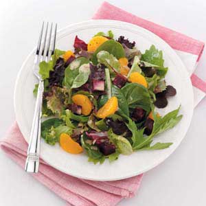 Greens and Roasted Beets
