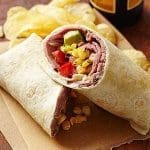 Southwestern Corn and Roast Beef Wraps
