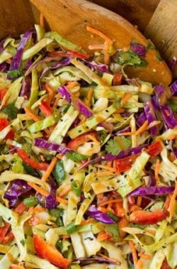 Thai Slaw with Peanut Dressing