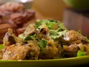 Braised Chicken with Tomatillos and Jalapenos