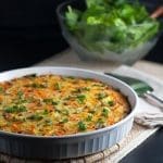 Lazy-Girl Healthy Kohlrabi Quiche