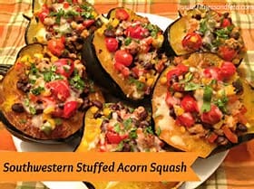 Southwestern Stuffed Acorn Squash
