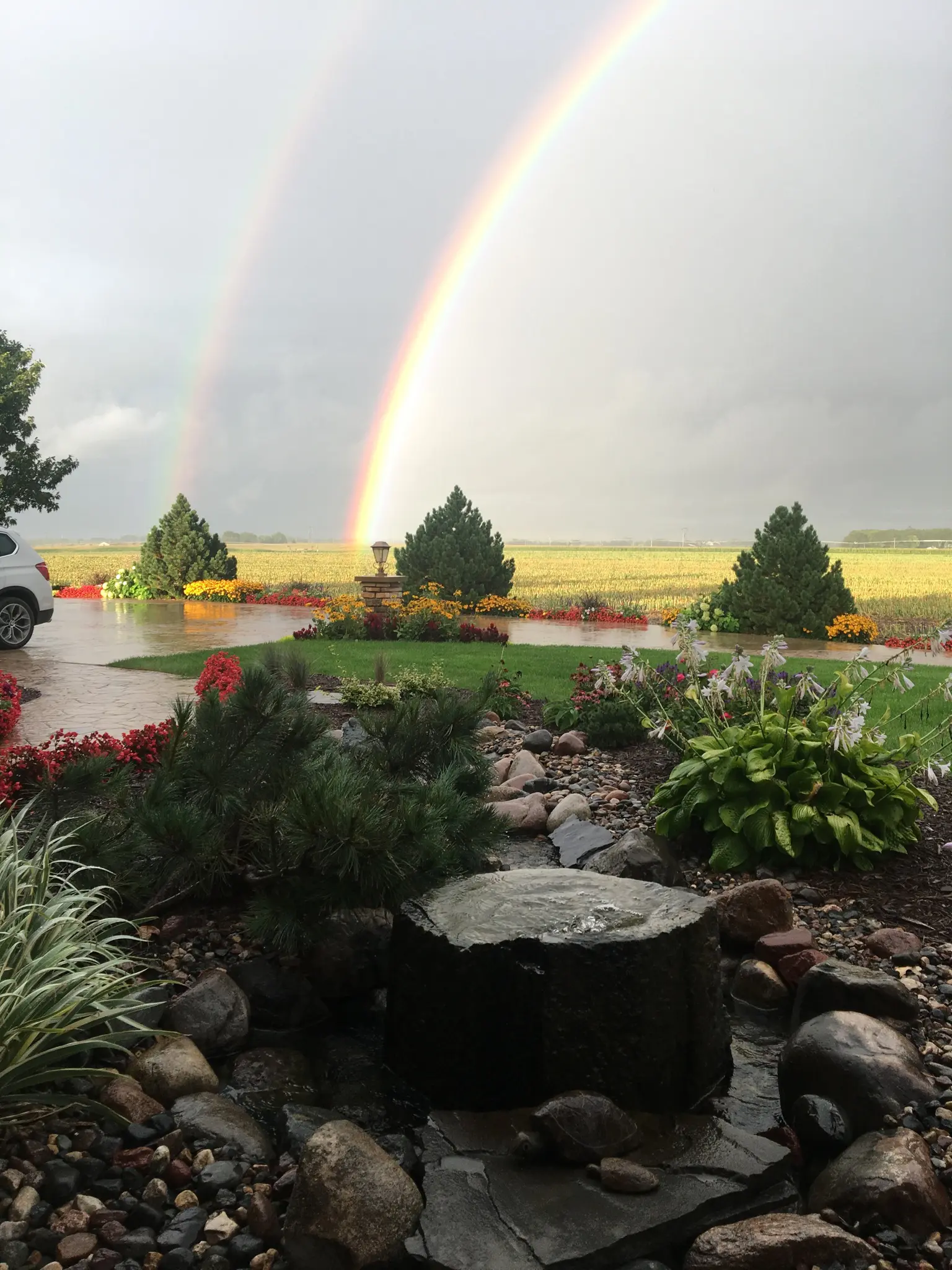 Pahl's Landscape with Double Rainbows