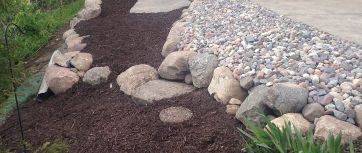 Boulder Wall Eagan Landscape Project