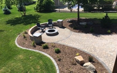 Fire Pit and Paver Patio