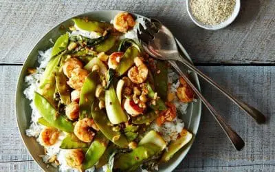 Shrimp and Pak Choi Stir-Fry