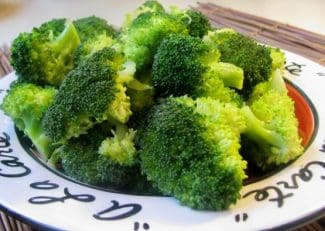 Broccoli with Ginger-Orange Dressing