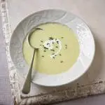 Vichyssoise (Cold Potato-Leek Soup)