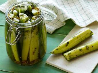Chinese Style Spicy Pickled Cucumbers