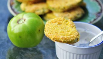 Green Tomato Parmesan