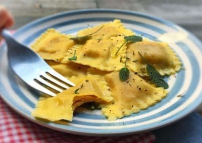 Quick Pumpkin Ravioli