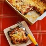 Low-Carb Sausage and Kale Mock Lasagna Casserole