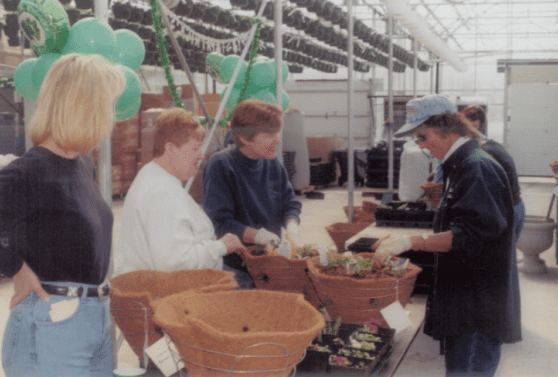 First Moss Basket days March 1997