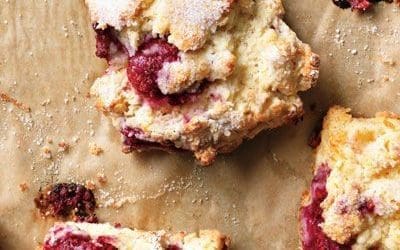 Fast Raspberry Scones