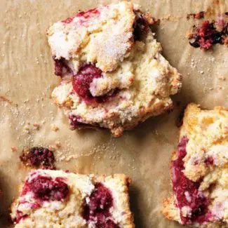 Fast Raspberry Scones