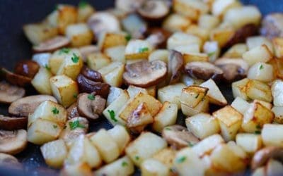 Sauteed Potatoes and Mushrooms