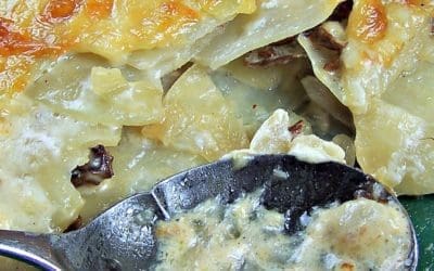 GRATIN OF POTATOES AND CHANTERELLES