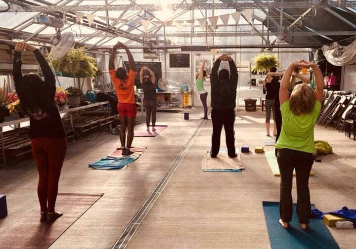 Yoga in the Greenhouse Pahl's Market Apple Valley, MN