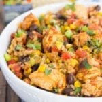 Southwestern Chicken and Rice Skillet Meal