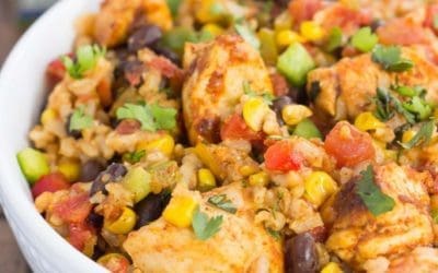 Southwestern Chicken and Rice Skillet Meal
