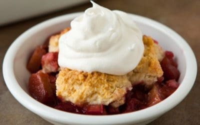 Pioneer Woman Rhubarb Cobbler