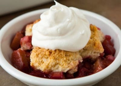 Pioneer Woman Rhubarb Cobbler