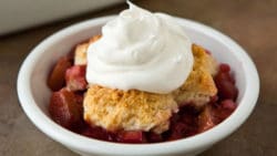 Pioneer Woman Rhubarb Cobbler