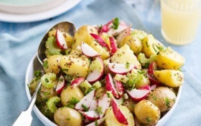 Baby Potato Salad with Radishes and Celery