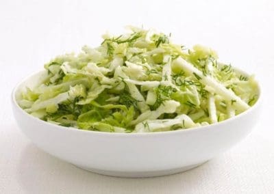 Cabbage-Kohlrabi Slaw with Salsa Verde