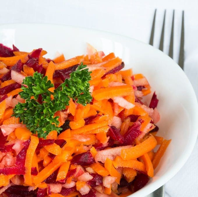 Carrot, Apple and Beet Salad